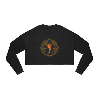 Paisley Persona - Women's Cropped Sweatshirt