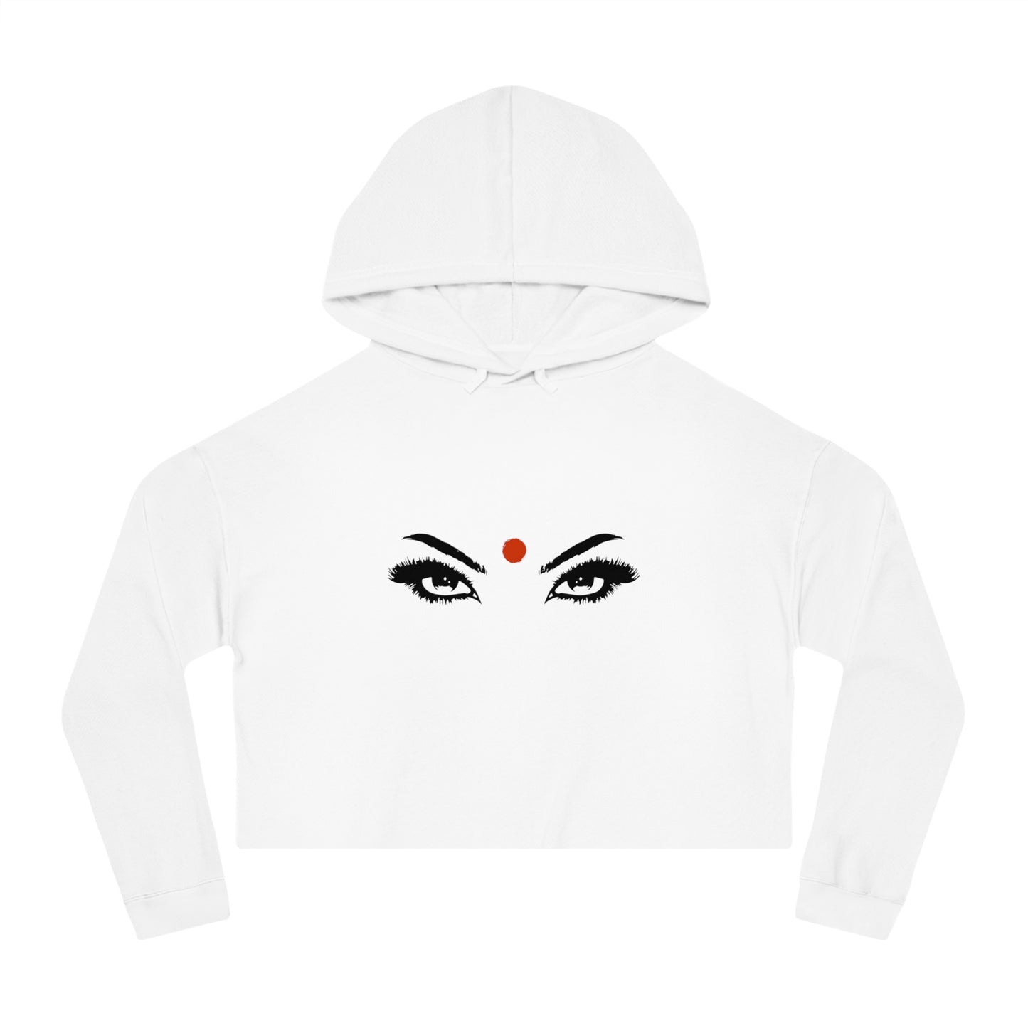 Pyaar Se Dekh Cropped Hoodie – Look, But With Love